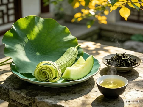 荷叶二皮茶