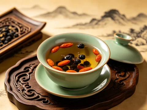 枸杞子女贞茶